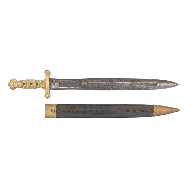 US Model 1832 Heavy Artillery Sword by Ames dated 1835 (1 of 2)