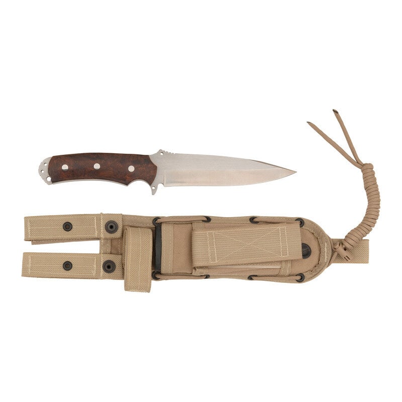 Steve Woods Hide Fighter with Spec Ops Sheath and Burlwood Grips (1 of 2)