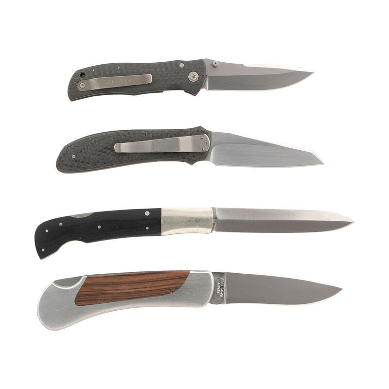 Lot of Four Folding Knives by Terzuola, Ken Onion, Bill King and Edge Mark (1 of 2)
