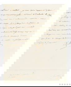 BONAPARTE, Napoleon (1769-1821). Autograph note signed ("Napoleon") to Nicolas-François, Count (1 of 1)