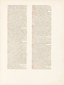 [LEAF BOOK - GUTENBERG]. Gutenberg and the Catholicon of 1460. A bibliographical essay by Margaret B