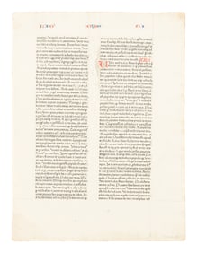 [LEAF BOOK - FUST & SCHOEFFER]. The 1462 Fust & Schoeffer Bible. An essay by Eberhard