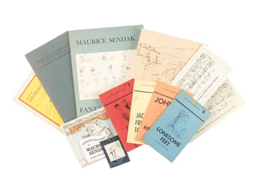 SENDAK, Maurice (1928-2012). A group of 12 titles and related ephemera, SEVERAL SIGNED, including: