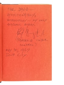 VONNEGUT, Kurt, Jr. (1922-2007). A group of 5 books, 2 inscribed, comprising: