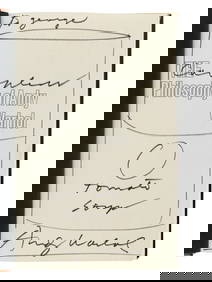 WARHOL, Andy (1928-1987). The Philosophy of Andy Warhol (From A to B & Back Again). New York and (1 of 1)