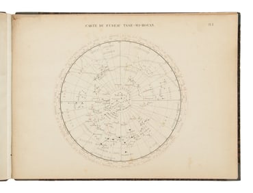 SCHLEGEL, Gustave (1840-1904). Sing Chin Khao youen. Uranographie Chinoise, ou preuves directes que