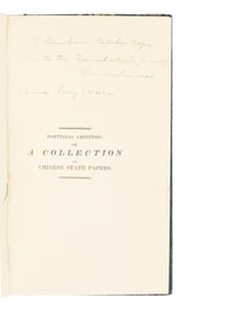 SHUCK, Jehu Lewis (1812-1864). Portfolio Chinensis: or A Collection of Authentic Chinese State