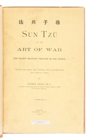 [SUN TZU (ca 771-256 BCE)]. GILES, Lionel (1875-1958), translator. Sun Tzu on the Art of War, the