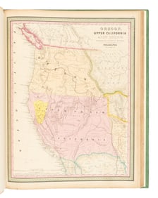 [MAPS & ATLASES]. MITCHELL, Samuel Augustus (1792-1868). A New Universal Atlas Containing Maps of