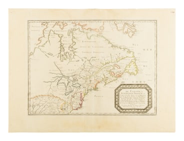 [MAP] SANSON, Nicolas (1600-1667). Le Canada ou Nouvelle France, &c. Paris, 1656.