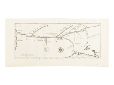 [MAP]. THEVENOT, Melchisedec (1620-1692). Carte de la decouverte faite l'an dans l'Amerique Septentr