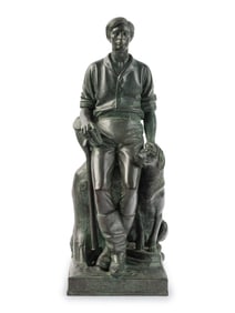 Paul Manship (1885-1966) Abraham Lincoln, the Hoosier Youth Florence, ca. 1930s