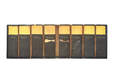 Lincoln's wallet-style leather bill-book,
