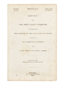 Reports from the Joint Select Committee to Enquire into the Condition of the State Bank of