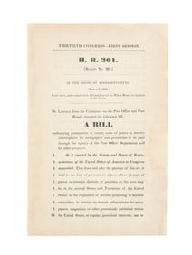 Thirtieth Congress— Mr. Lincoln, from the Committee on the Post Office and Post Roads,