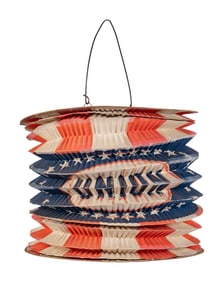 Lincoln and Hamlin "Union" campaign lantern, ca. 1860.
