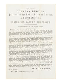 By His Excellency...President of the United States of America, A Proclamation for a Day of