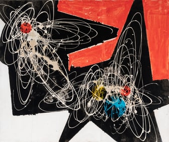 Roberto Crippa (Italian, 1921–1972) Untitled (Spirals), 1952