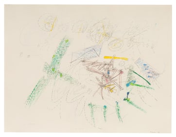 Roberto Matta (Chilean, 1911-2002) La Terre Devant, 1958