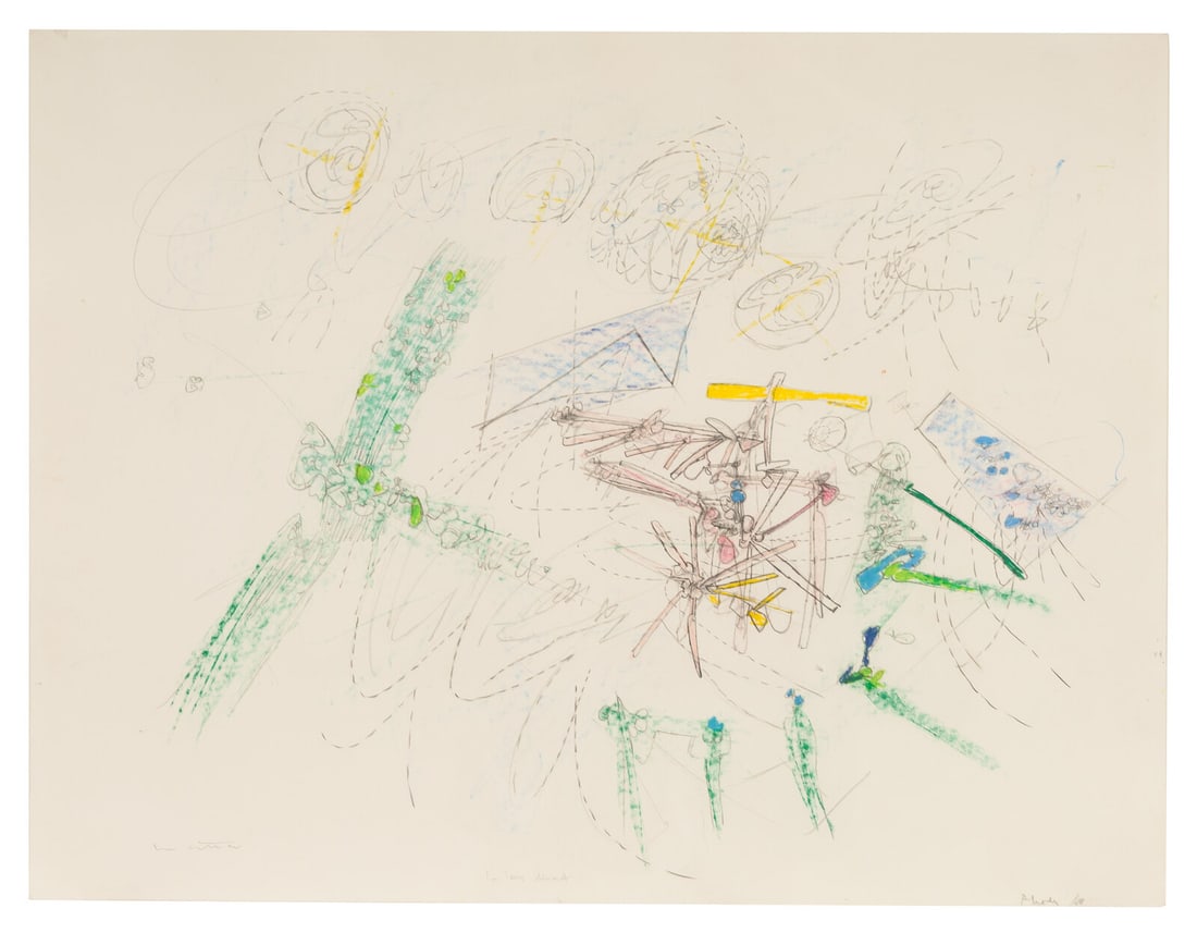 Roberto Matta (Chilean, 1911-2002) La Terre Devant, 1958 (1 of 3)