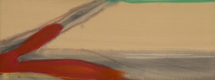 Larry Zox (American, 1937 - 2006) Red Arc, 1981