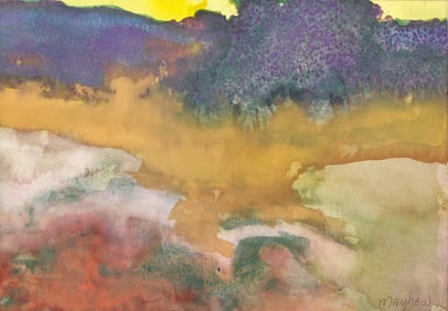 Richard Mayhew (American, 1924-2024) June Sonata, from the Pastoral Serenade Series, 1999