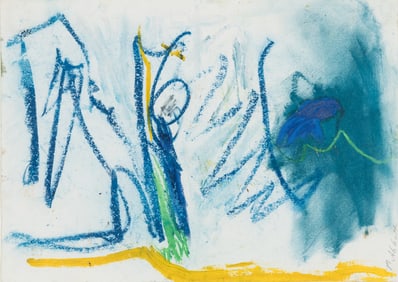 Mary Abbott (American, 1921–2019) Untitled (Landscape), c. 1955-1960