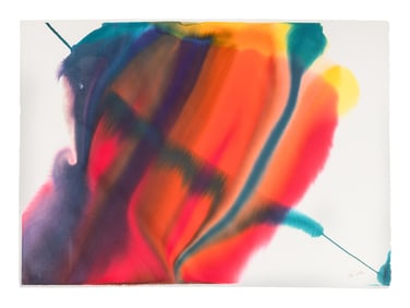 Paul Jenkins (American, 1923-2012) Phenomena Temperature Gauge, 1988