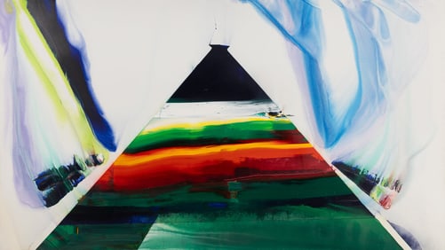 Paul Jenkins (American, 1923-2012) Phenomena Egyptian Timetable, 1983-84