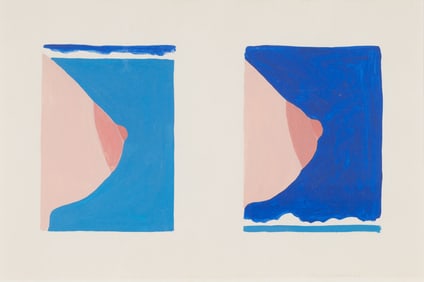 Tom Wesselmann (American, 1931-2004) Double Study for Seascape #16, 1966