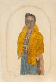 Umar Rashid (Frohawk Two Feathers) (American, b. 1976) Euridice likes to ride and be free but won't