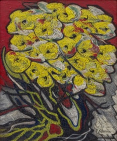 David Alfaro Siqueiros (Mexican, 1896-1974) Untitled (Flores), 1940