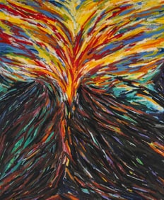 Charles Arnoldi (American, b. 1946) Volcano Painting, 1982