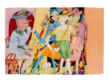 Gladys Nilsson (American, b. 1940) Necktie Party, 1991