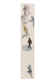 Nancy Spero (American, 1926-2009) Vietnamese Women Totem, 1985