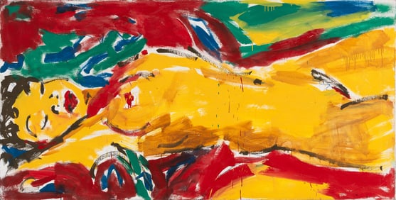 Luciano Castelli (American/Swiss, b. 1951) Yellow Girl - Naked Love, 1982-83