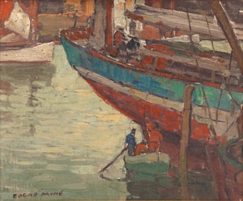 Edgar Alwin Payne (American, 1883-1947) High Tide - Concarneau (France)