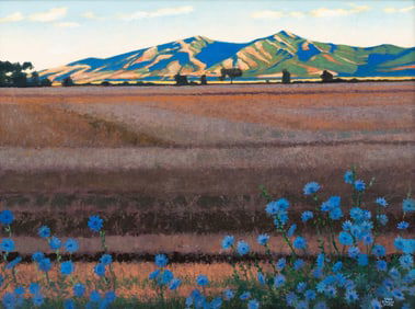 Gary Ernest Smith (American, b. 1942) View to Travers Mountain