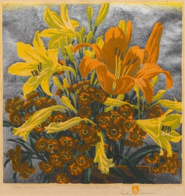 Gustave Baumann (German/American, 1881-1971) From Hillside Gardens, 1941