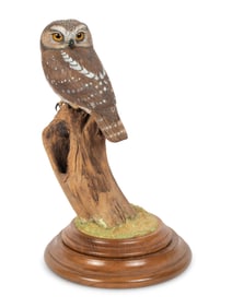 Floyd Scholz (American, b. 1958) Saw Whet Owl, 1998