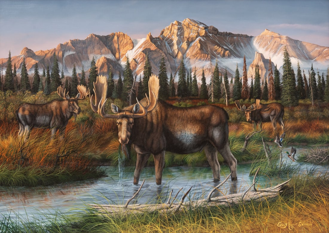 Gary R. Swanson (American, 1942-2010) The Bull Pasture (1 of 3)