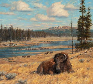 Robert Peters (American, b. 1960) An Idle Hour (1 of 3)