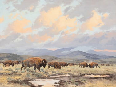 Bill Freeman (American, b. 1927) Buffalo Basin