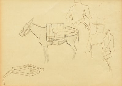 Charles Marion Russell (American, 1864-1926) Untitled Sketch