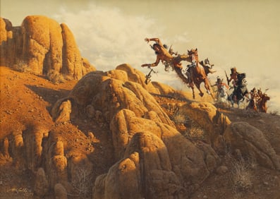 Frank McCarthy (American, 1924-2002) Bark of the Buffalo Gun, 1974