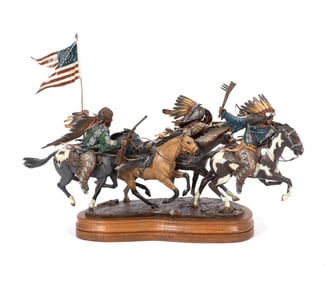 Dave McGary (American, 1958-2013) Last Stand Hill, edition 3/50, 2004