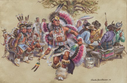 Charles Banks Wilson (American, 1918-2013) The Champions Special, 1998