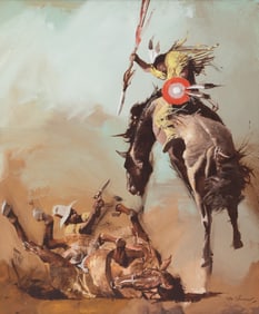 Oleg Stavrowsky (American, 1927-2020) Stalemate