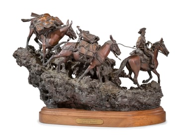 James Regimbal (American, b. 1949) Hunting Party, edition 60/60, 1991