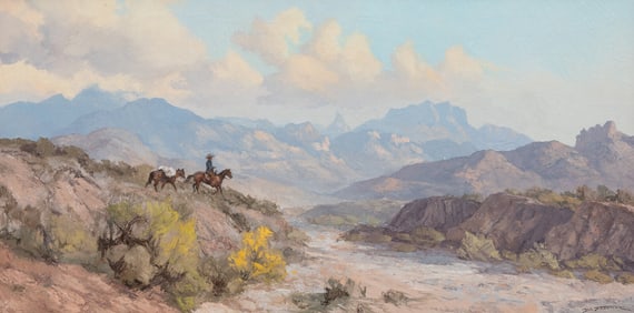 Bill Freeman (American, b. 1927) Fountain Hill Cowboy